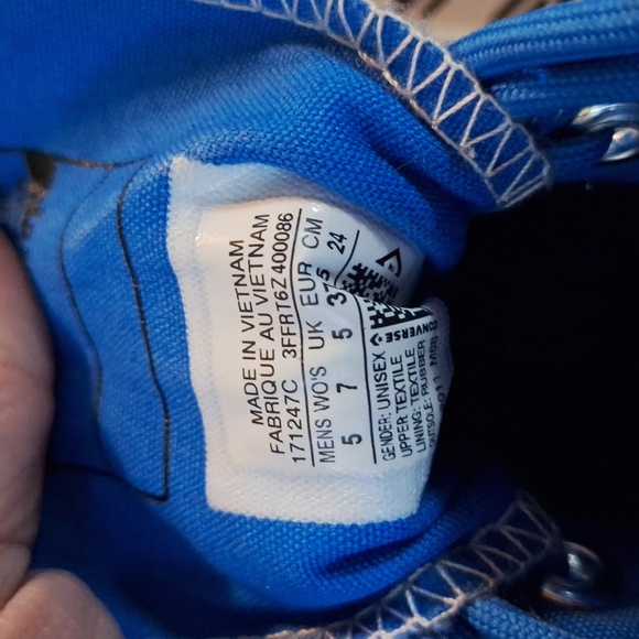 Converse women's chuck taylors 70 high top canvas digital blue pale putty size 7 - Picture 9 of 10